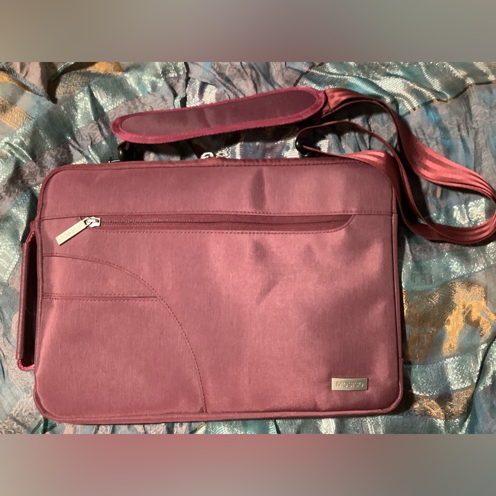 Elegant Plum Laptop Bag for Women